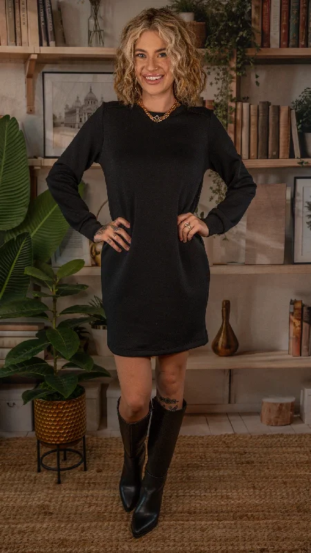 Savings Bonanza Maryann Black Dress