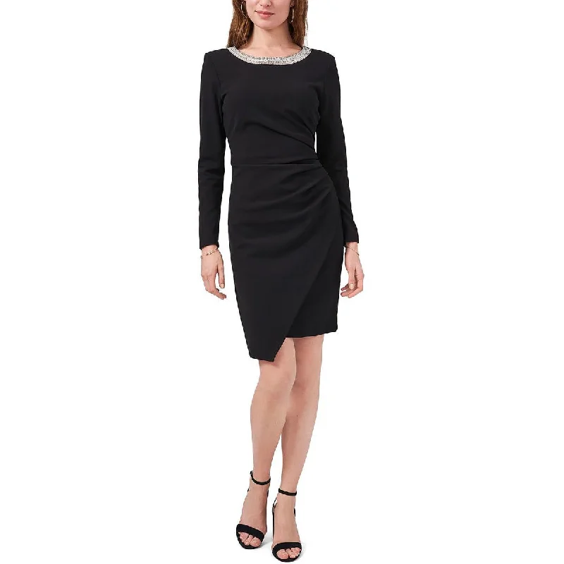 Year-End Clearance MSK Womens Embellished Knee Length Bodycon Dress