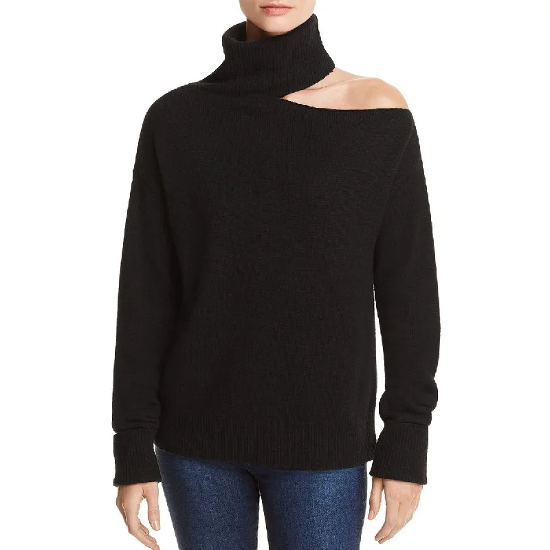 Massive Deals Paige Womens Raundi Wool Blend Cutout Turtleneck Sweater
