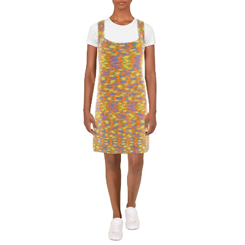 Low Prices RE/DONE Womens 70s Crochet Mini Sweaterdress