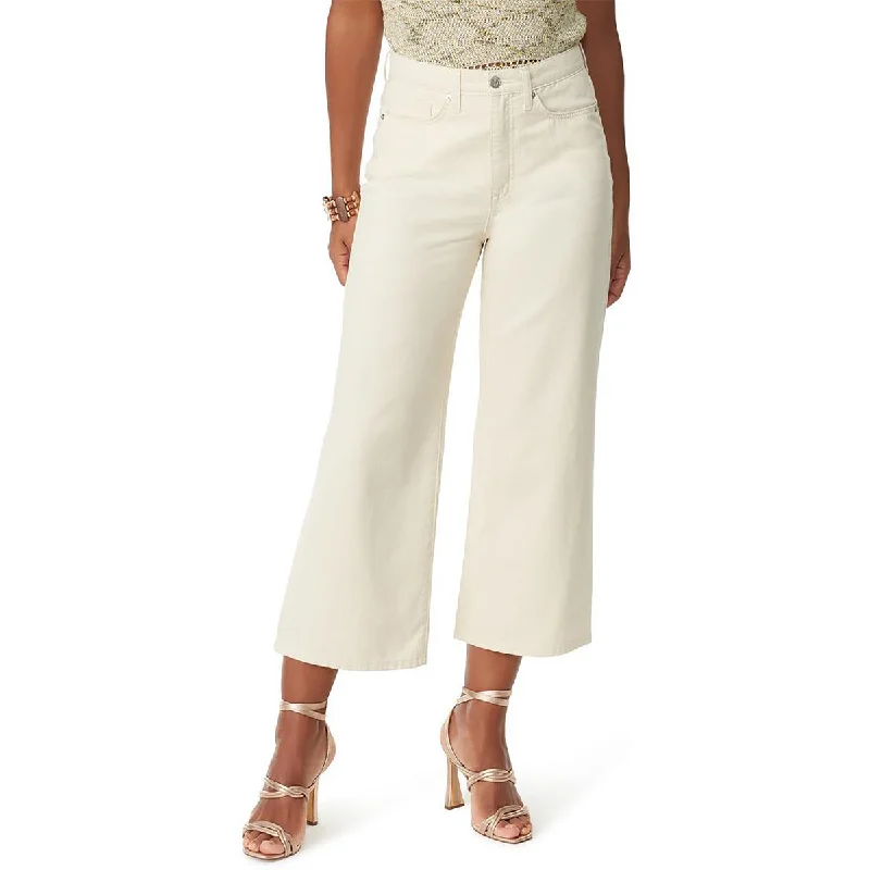 Daily Deals Sam Edelman Womens Codie High Rise Ankle Wide Leg Jeans