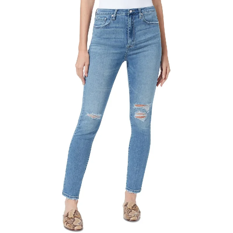 Exclusive Savings Sam Edelman Womens Ripped High Rise Skinny Jeans