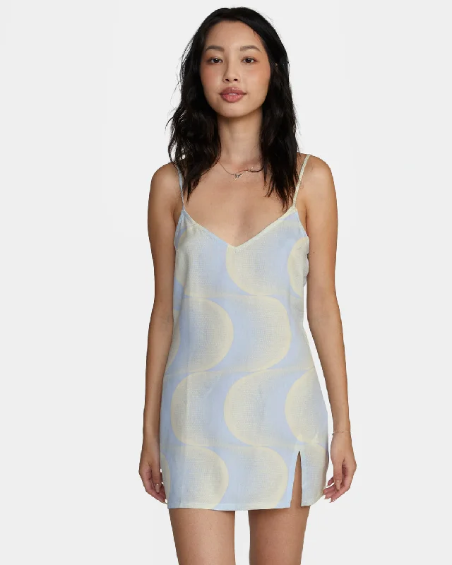 Super Sale Slip Up Mini Dress - Halogen Blue