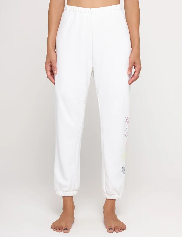 Bargain Prices All Eyes Luna Sweatpant - White