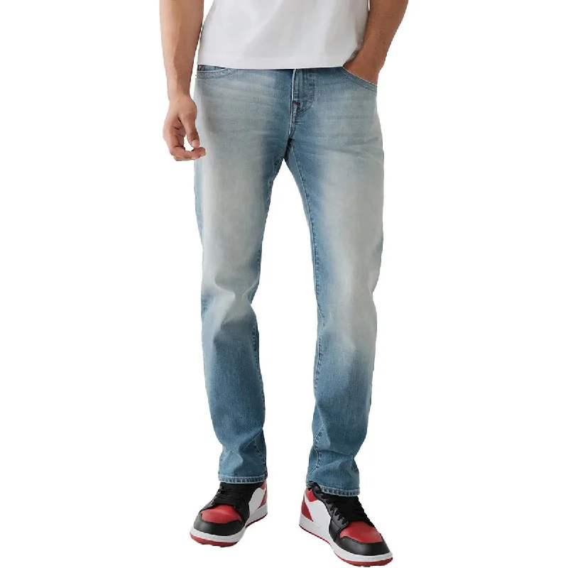 Price Cut True Religion Mens Geno Relaxed Light Wash Slim Jeans