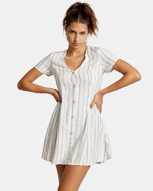 Super Bargain Understated Mini Dress - Amber