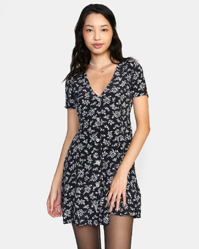 Reduced Prices Understated Mini Dress - Black