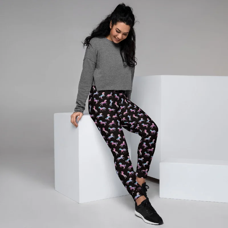 Act Fast Unicorn Print Joggers