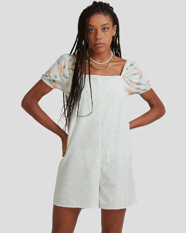 Exclusive Deal Yacht Club Romper - Pistachio