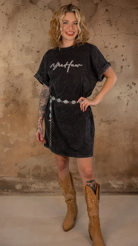 Massive Deals Yeehaw Acid Washed Dress
